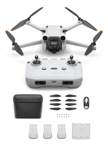 Drone Dji Mini 3 Pro Dji Rc-n1 (sem Tela) Fly More - Dji040 Cor Cinza