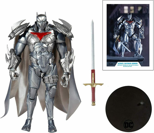 Batman Figura Coleccionable Azrael Armor Plateado