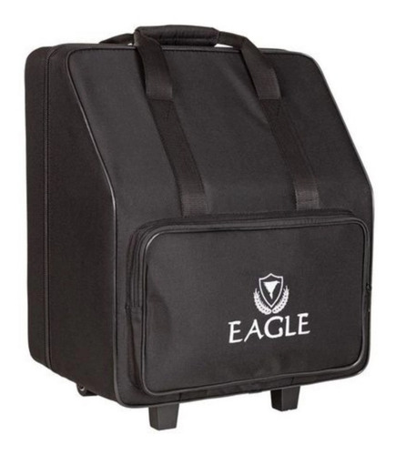 Acordeon Eagle Ega 0348 Pbk 48 Baixos 3 Registros + Bag