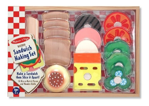 Melissa & Doug Madera Set Sandwich De Decisiones