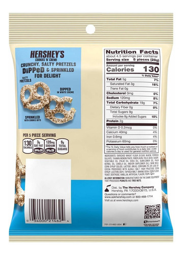Hershey Cookies 'n' Cream Sumerge Pretzels