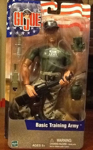 Basic Training Army (30cm) Soldado Militar Gi Joe 2001