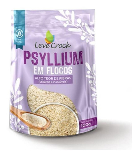 Psyllium Sem Gluten 100g Leve Crock