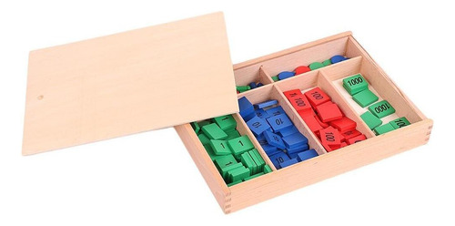 Montessori Sellos De Madera Materiales Matemáticos Juego