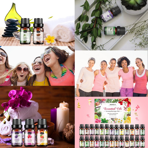 Nature Kit De 26 Aceites Esenciales Para Difusor Y Spa 5 Ml
