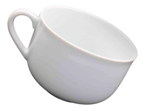 4 Tigela Para Caldo Com Cabo Porcelana 800 Ml Ref 394x