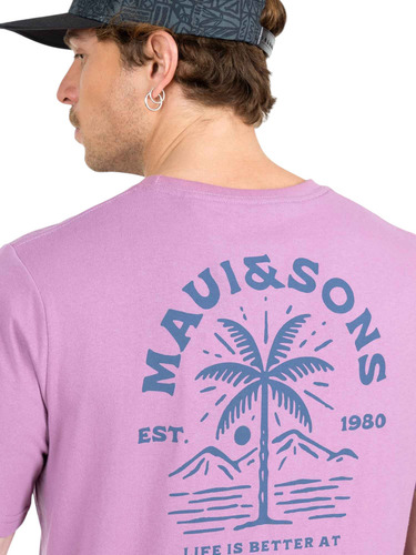 Polera Mc 5p1011-mv Liso Bordeaux Maui