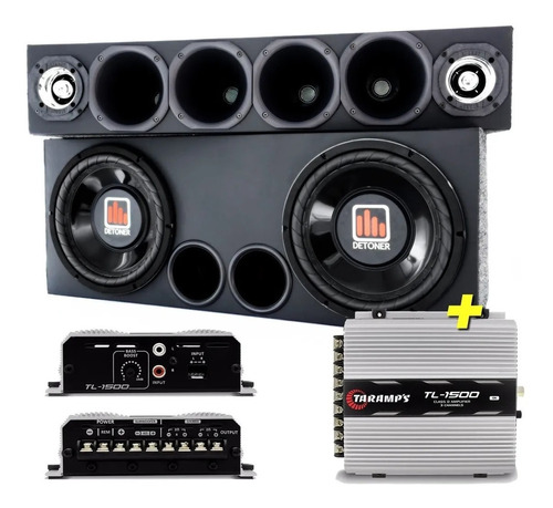 Caja De Sonido Automotriz Trio 