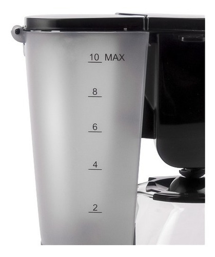 Imagen 3 de 4 de Cafetera Ultracomb Ca-2205 Automática Negra De Filtro 220v