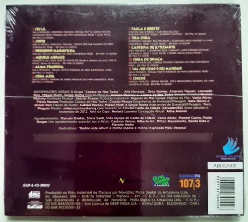 Cd - Daniela Mercury & Cabeça De Nós Todos ) - Digipack