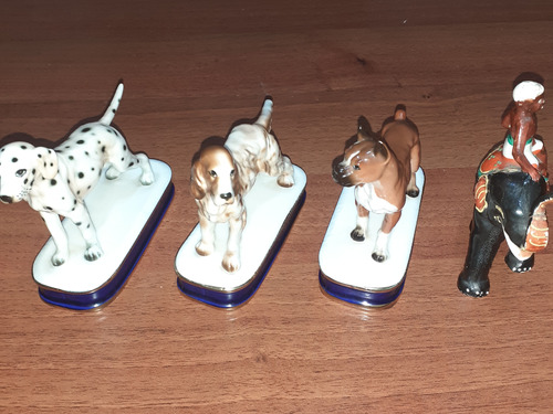 Miniaturas Antiguas De Animales En Porcelana De Japón 