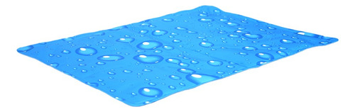 Tapete Refrescante Xch Aqua Cool Fl9861 Azul Gotas De Agua