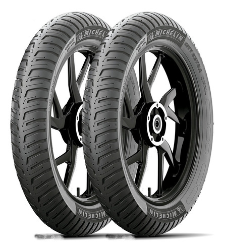 Par Pneu Michelin 80/100-18 + 100/90-18 City Extra 