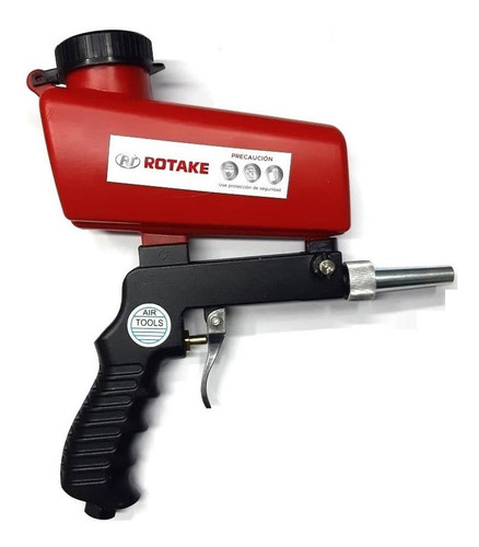 Imagen 1 de 10 de Pistola Arenadora Neumatica Gravedad Rotake Profesional