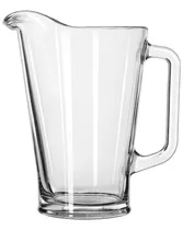 Comprar 6 Jarras De Vidrio 1 Litro Crisa Jugo Agua Limonada Jugo