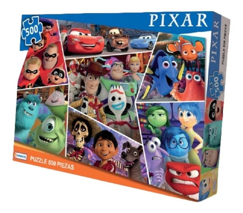Puzzle Rompecabezas  500 Pzs Disney Pixar Personajes Origina