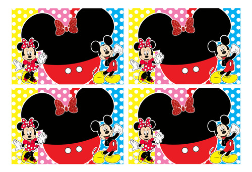 A24 Kit Imprimible Cumpleaños Mickey Mouse Y Minnie 