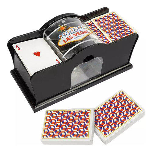 Barajador Manual De Cartas De Póquer, 1-2 Mazos, Casino.
