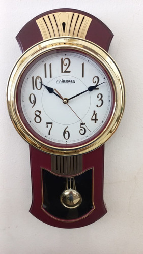Relógio De Parede Dourado 26 Cm - Lançamento  - Ref - 6392