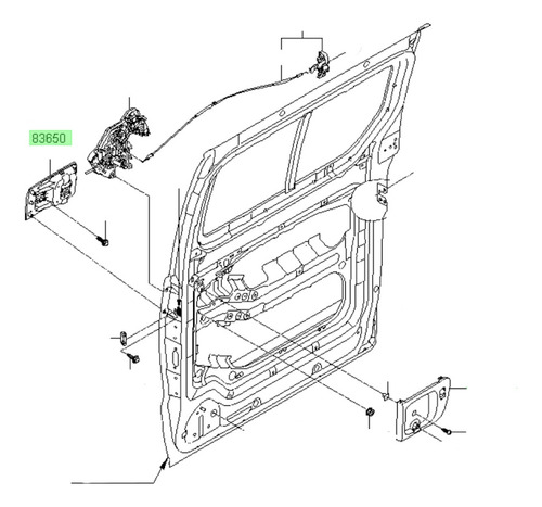 Manilla Exterior Puerta Corredera Der Hyundai H1 2007 2022