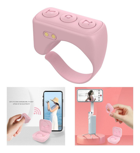 Controlador De Video Bluetooth Con Punta De Para Rosa