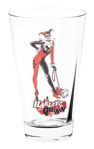 Vaso De Vidrio - Harley Quinn - Dc Comics