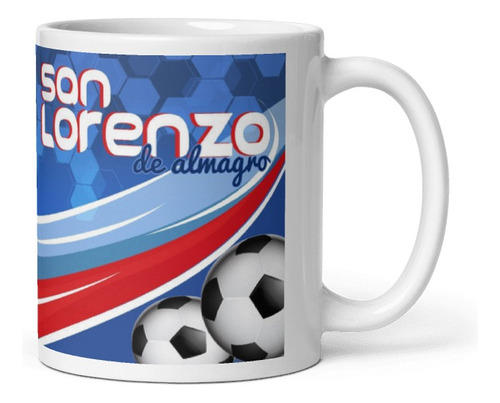 San Lorenzo De Almagro Futbol Taza Ceramica