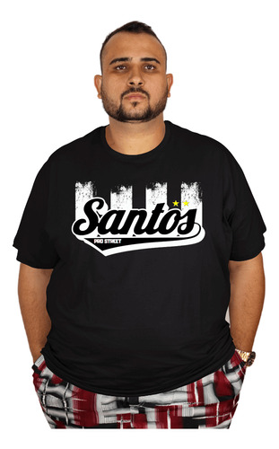 Camiseta Plus Size Santos - Times Sp