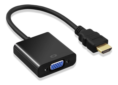 Adaptador Conversor Hdmi A Vga Y Audio Nuevo