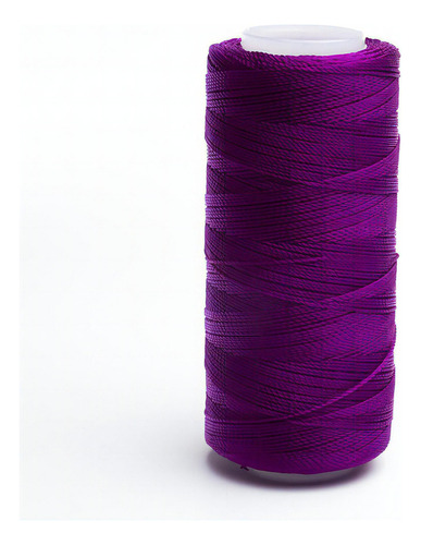 Caja 6 Pzs Hilo Crochet Nylon Sedificado Selanusa Color Violeta