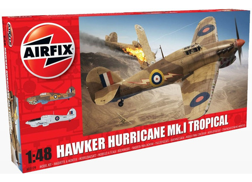 Modelismo 1/48 Hawker Hurricane Mk.i Tropical Airfix 