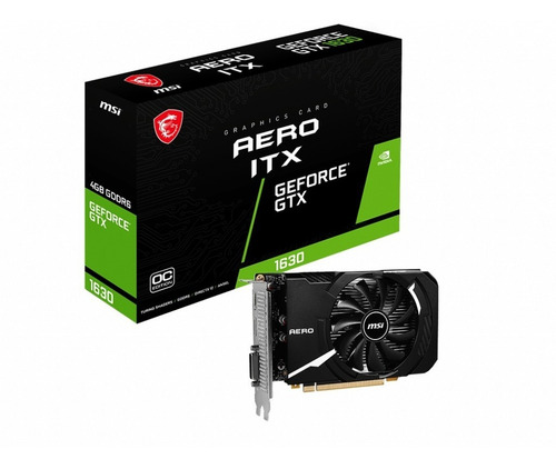 Imagen 1 de 5 de Vga Msi Geforce Gtx 1630 Aero Itx 4g Oc