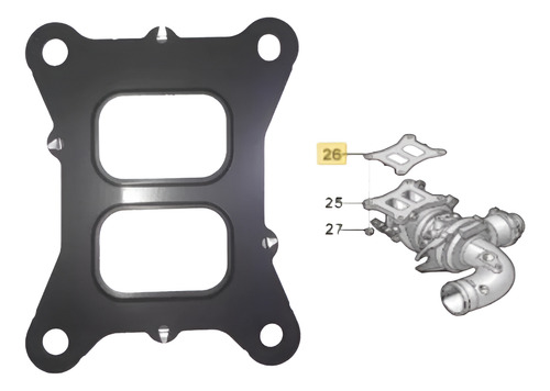 Junta Coletor Escape Turbina Golf Tiguan Passat A3 S3 Q3 Tt
