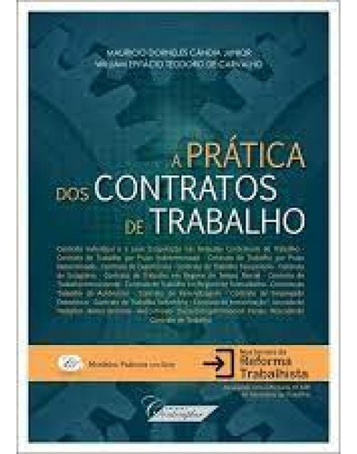 Prática dos contratos de trabalho, Á, de Mauricio Dorneles Cândia Junior. Editora Contemplar, capa mole em português