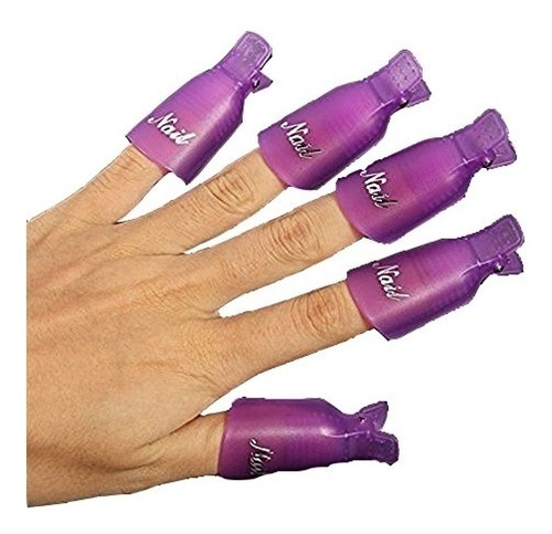 Removedor De Esmalte  Acrílico Para Uñas Clip Con Capa