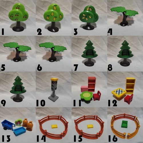 Playmobil Arbol 123 Granja Bosque Plantas Dioramas Envios