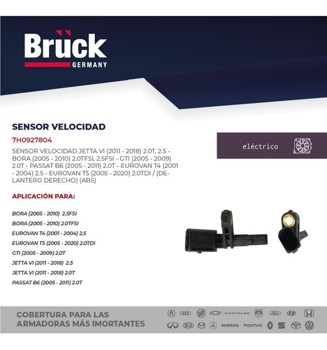 Sensor Velocidad Bora 2007 7h0927804
