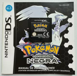 Pokemon Black Negra Nintendo Ds Original - En Español