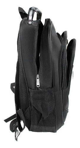 Mochila Bolsa Social Executiva Notebook Laptop Reforçada Usb Cor Marrom