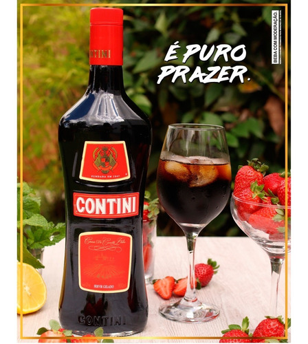 Contini Tinto Vermouth Composto Coquetel Alcoólico 900ml