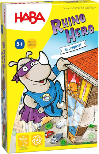 Rhino Hero The Original Haba Juego De Mesa Multilenguaje