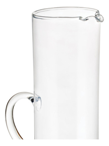 Caja 12 Piezas Jarra De Vidrio Soplado Alta 1.5 L