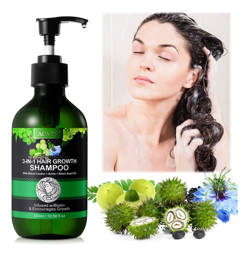 Shampoo Nutre TĂș Cabello Hasta Raiz Y Puntas Aceite Ricino