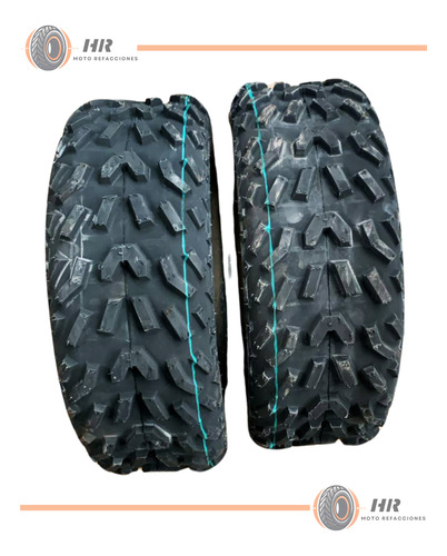 Par (2) De Llantas 19x7-8 Para Cuatrimoto Todo Terreno Atv F