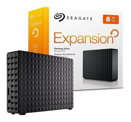 Disco duro externo Seagate Expansion Desktop STEB8000100 8TB negro