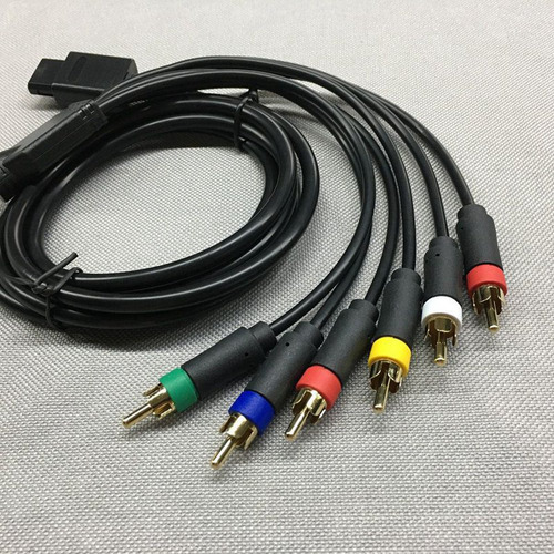 Cabo Rgb/rgbs Para Consoles De Vídeo N64 Sfc Snes Ngc Compo