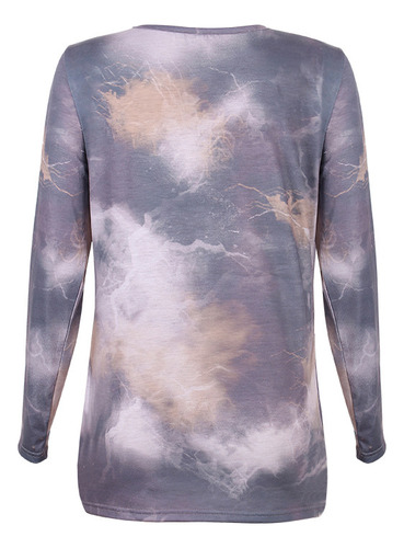 Camisa Casual Con Cuello De Manga Larga Para Mujer