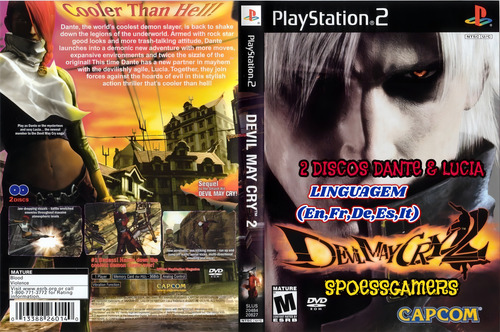 Parche de Devil May Cry 2 para Ps2 (disco 1 de Dante). - Bueno (Reacondicionado)