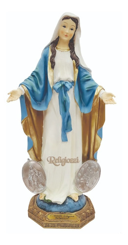 Virgen Milagrosa 13cm Poliresina 530-33012 Religiozzi