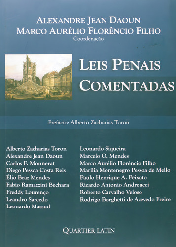 Leis Penais Comentadas, De Daoun, Alexandre Jean., Vol. 1. Editorial Quartier Latin, Capa Mole Em Português